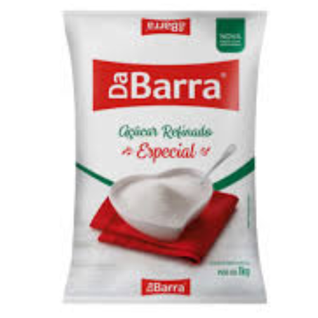Acucar dabarra 1kg refinado amorfo