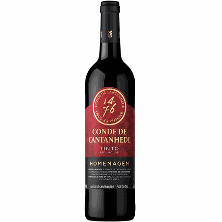 Vinho português conde de cantanhede homenagem tinto 750ml