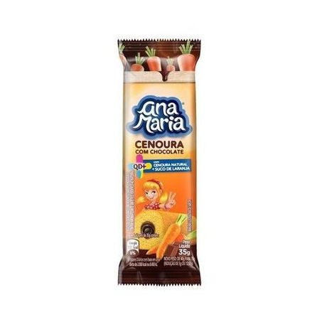Bolo Ana Maria Qd+ Cenoura Com Chocolate Pacote 35g 
 