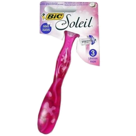 APARELHO DEPILATÓRIO BIC SOLEIL ROSA UN