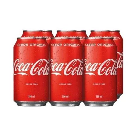 Refri coca cola lta 350ml c.6 lv + pg -