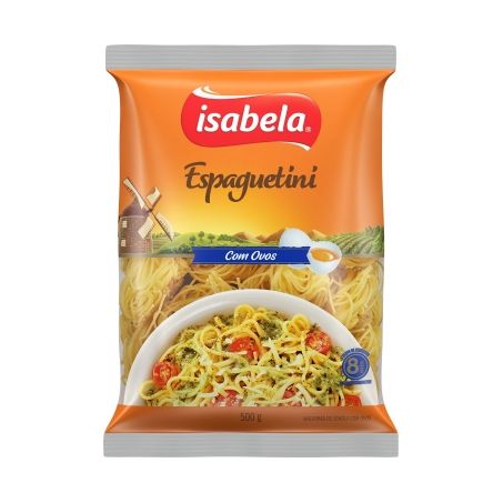 Massa isabela espaguetini r 500g