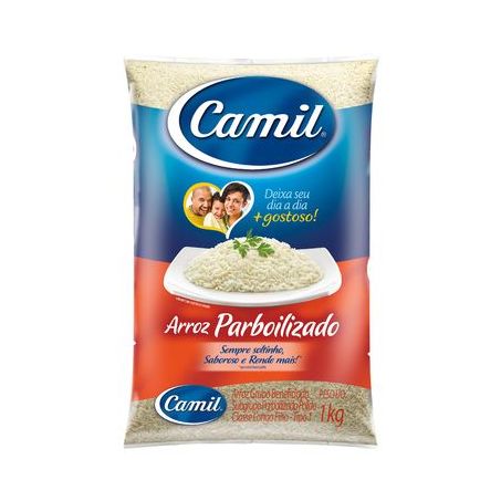 Arroz Parboilizado Tipo 1 Camil Pacote 1KG