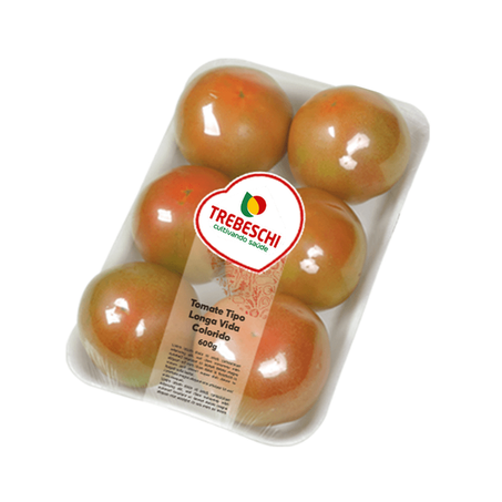 Tomate Longa Vida Trebeschi 600g Colorido