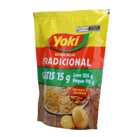 Batata Palha Yoki Tradicional Sachê 105gr 360-2