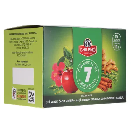 Cha chileno misto 7 ingredientes 15g 360-14