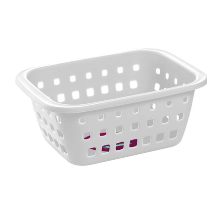 Cesto Ordene Retangular Branco 1.4L