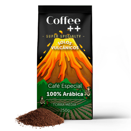 Café Moído Coffee Mais Solos Vulcânicos 250g