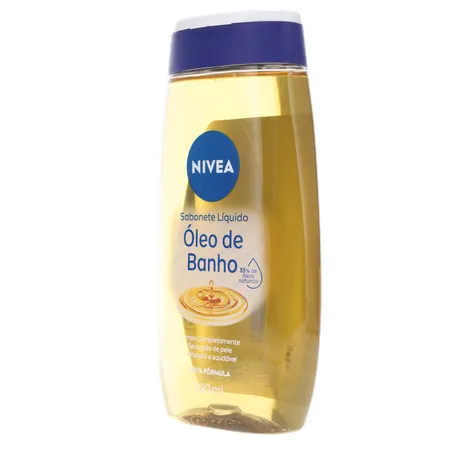 Sabonete Líquido em Óleo Nivea Natural Oil Embalagem 200ML 360-4