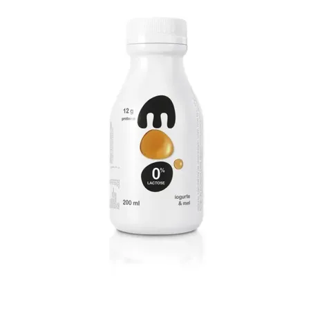 IOGURTE MOO ZERO LACTOSE DESNATADO MEL GARRAFA 200G