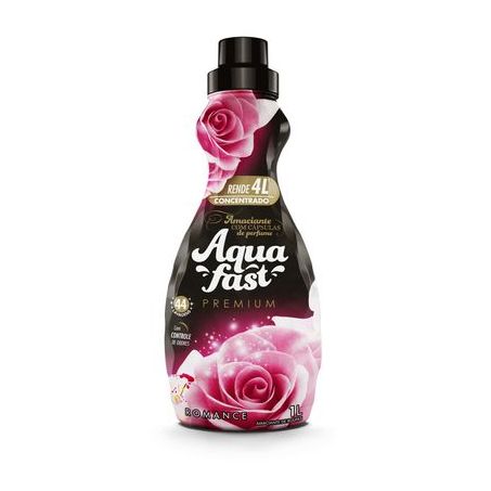 Amaciante concentrado aquafast romance 500ml