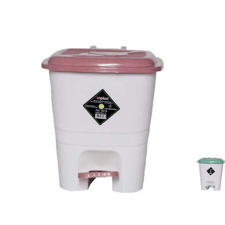 LIXEIRA PLÁSTICA PEDAL 7,5L PLAST 6918 UNID