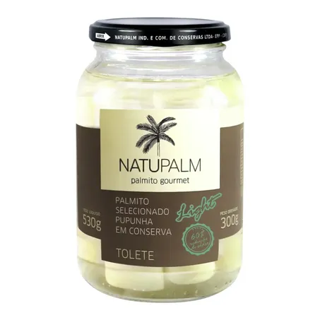Palmito Pupunha Rodela Conserva 300g