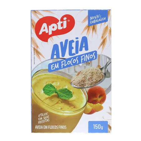 Aveia Apti Flocos Finos Caixa 150g 
 