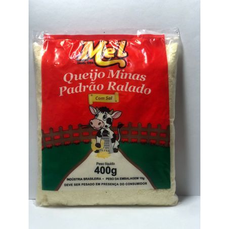 QUEIJO RALADO QUEIJOS MEL 400G