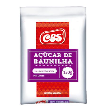 ACUCAR DE BAUNILHA CBS 150G (013650)