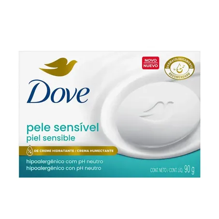 Sabonete dove pele sensivel 90g cx.