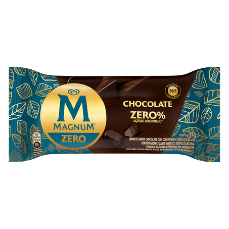 Picole kibon magnum chocol zero ac 67g