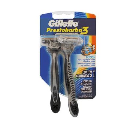 APARELHO PRESTOBARBA 3 LAM. C/2 REGULAR