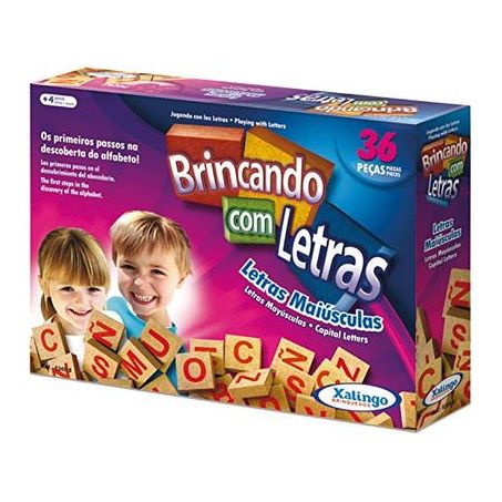 JOGO BRINCANDO C/ LETRAS MAIUSCULAS 36 P