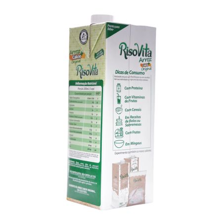Bebida de Arroz Risovita Original Caixa 1L 360-24