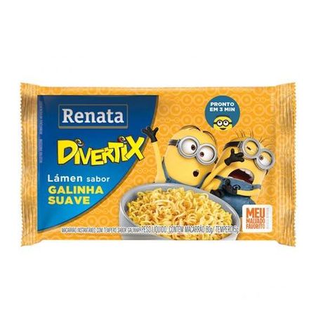Lamen divertix galinha suave renata 85g