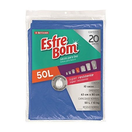 SACO LIXO ESFREBOM 10X50LT PCT