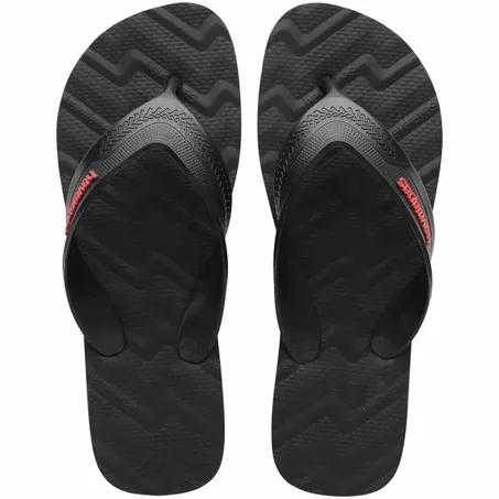 Sandalia havaianas track waves preto 41/42