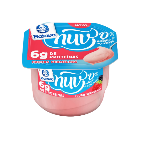 Iog batavo nuv zero frutas vermelhas 100