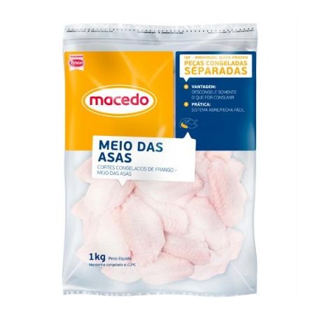 MEIO DA ASA MACEDO 1KG IQF CONG