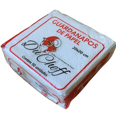 Guardanapo bco pq du cheff 50un (20x20)