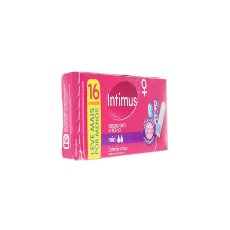 Absorvente Interno Intimus Mini Leve 16 Pague 15 Unidades 360-30