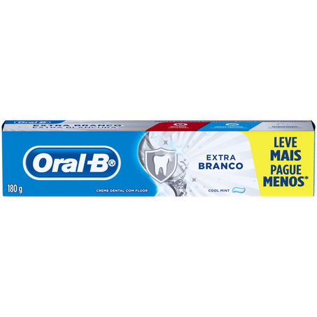 Creme Dental Oral B Extra Branco 180G