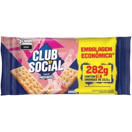 Biscoito club social presunto 282gr