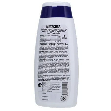 SHAMPOO+CONDICIONADOR ANTIPULGAS MATACURA 200ML 360-19