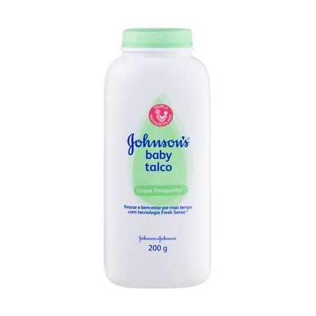 TALCO JOHNSONS BABY TOQUE FRESQUINHO 200G