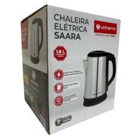 CHALEIRA ELETRICA SAARA 220V 1.8L PRETA