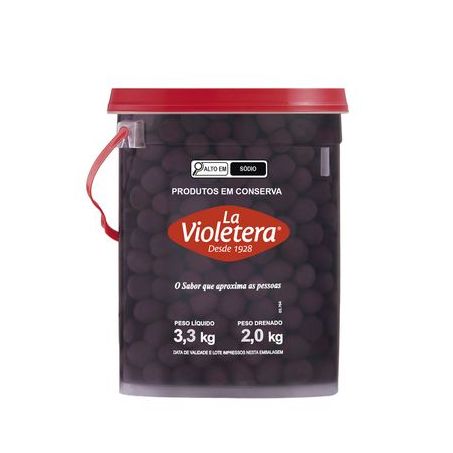 AZEITONA LA VIOLETERA VERDE FATIADA 1,8KG