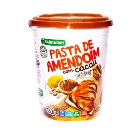 Pasta de amendoim guimaraes 450g coco/cacau