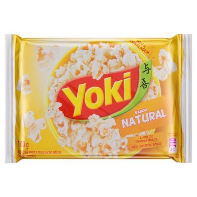 Pipoca micro-ondas natural yoki 100g