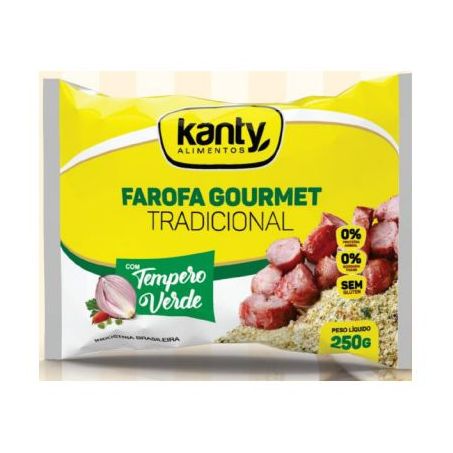 Farofa gourmet tradicional kanty 250g
