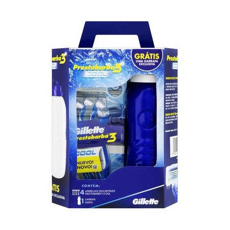 APAR.BARBEAR PRESTOBARBA 3 COOL C/4+GARRAFA