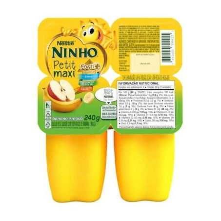 IOGURTE NINHO 240G MACA E BANANA