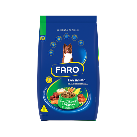 Racao faro car/fra/veg cao ad p 900g