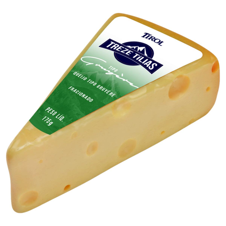 Queijo Treze Tílias 175g - Gruyère - Fracionado