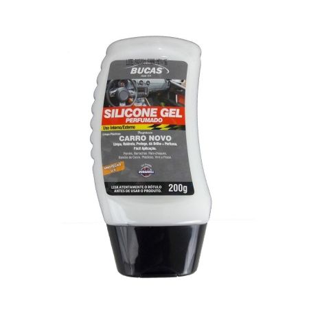BUCAS SILICONE GEL FRASCO CARRO NOVO 200 G        