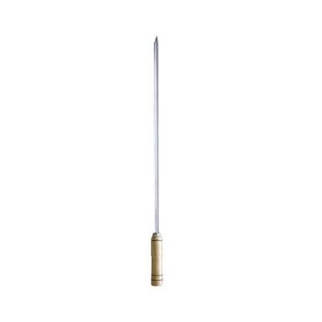 Espeto Simples Mor Cromado 75cm