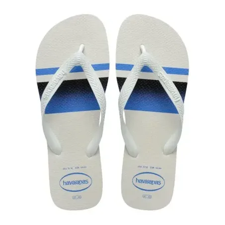 Sand. havaianas top basic branco/branco/azul 43/4