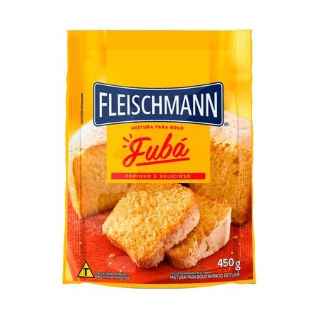 MISTURA P/BOLO FLEISCHMANN FUBA 450G