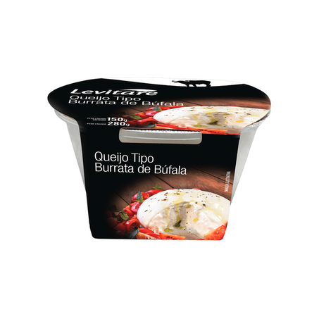 QU BURRATA MOZZ DE BUFALA LEVITARE 150G